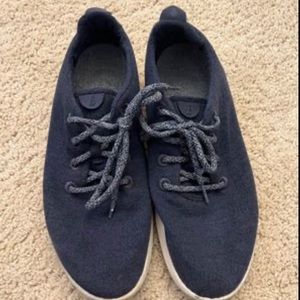 Allbirds Navy Wool Runners - Size 12